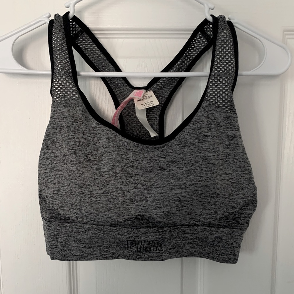 pink sports bra NWT